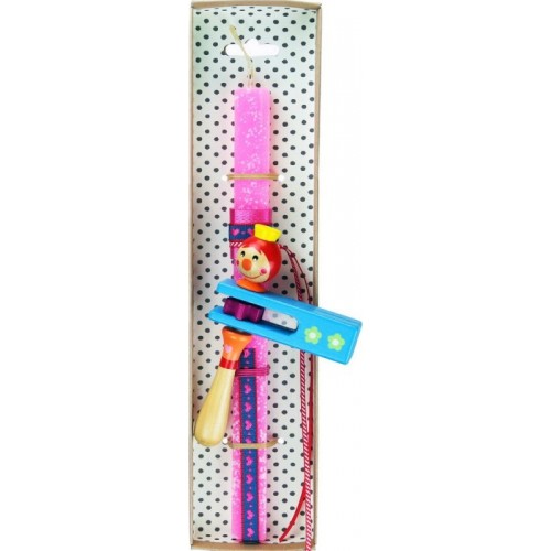 Χειροποίητα Είδη Wooden Rock Lady - Fuchsia LA22048C 5212023224256