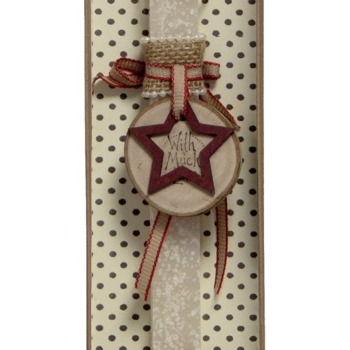 Χειροποίητα Είδη Star Landscape With Wood Slice - Beige LA20068B 5212023241710