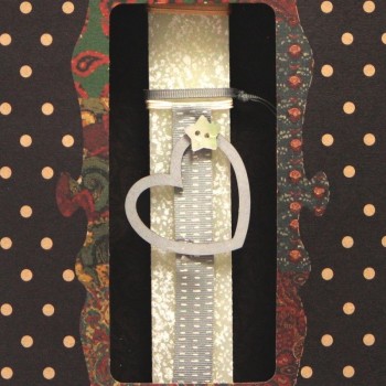 Χειροποίητα Είδη Lady 20 Heart - Cream-Gray LA20203A 5212023298837