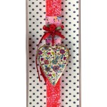 Χειροποίητα Είδη Heart Heart Floral - Coral LA22052H 5212023224577