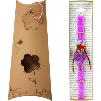 Χειροποίητα Είδη Heart Heart Floral Fuchsia LA22052C 5212023224522