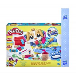 Hasbro Play-Doh Care 'N Carry Vet Playset With Toy Dog, Carrier, 10 Tools, 5 Colors F3639 