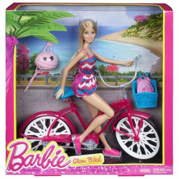 Mattel Barbie Με Ποδήλατο CHT59 887961087925