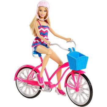 Mattel Barbie Με Ποδήλατο CHT59 887961087925