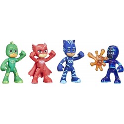 Hasbro PJ Masks Night Time Mission Glow-In-The-Dark Action Figure Set, 4 Figures 1 Accessory F2647 / F2836 5010993847679