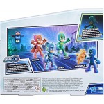 Hasbro PJ Masks Night Time Mission Glow-In-The-Dark Action Figure Set, 4 Figures 1 Accessory F2647 / F2836 5010993847679