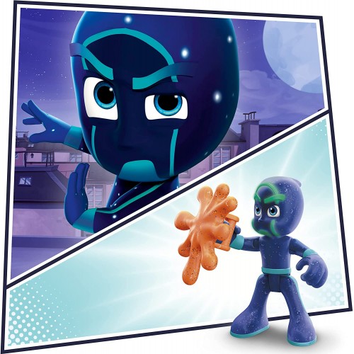 Hasbro PJ Masks Night Time Mission Glow-In-The-Dark Action Figure Set, 4 Figures 1 Accessory F2647 / F2836 5010993847679