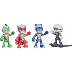 Hasbro PJ Masks Flight Time Mission Action Figure Set, Preschool Toy For Kids Ages 3 And Up, Includes 4 Figures 1 Accessory F264