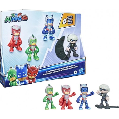 Hasbro PJ Masks Flight Time Mission Action Figure Set Includes 4 Figures 1 Accessory F2647 / F2835 5010993847686
