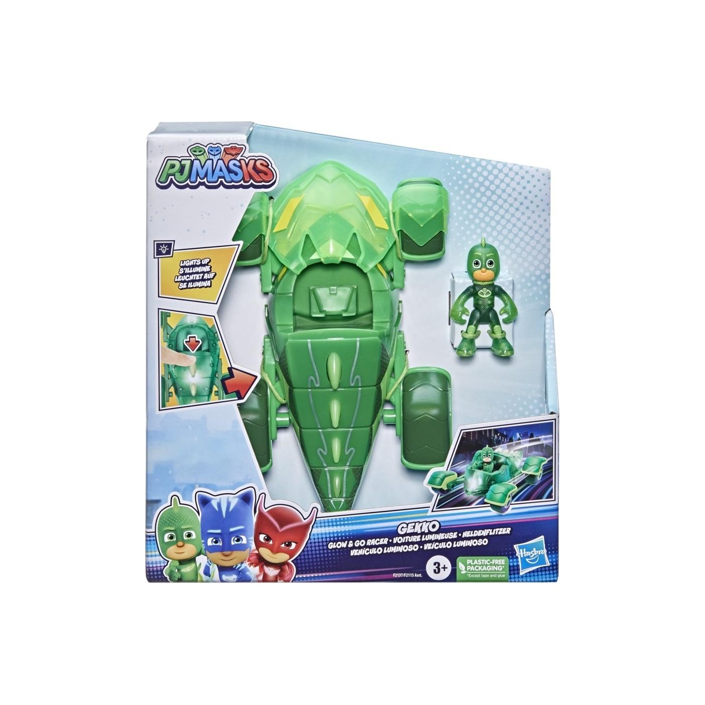 Hasbro Pj Masks Glow & Go Racers F2115 / F2137 | Toys-shop.gr