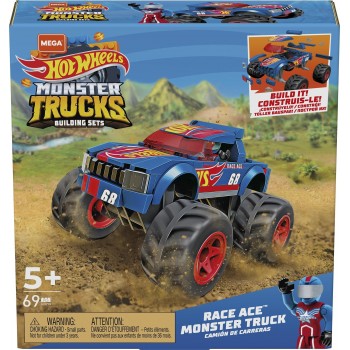 MEGA Hot Wheels Mighty Monster Trucks (Race Ace And Gunkster) HHW80 / HDJ93 194735078301