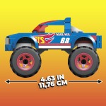 MEGA Hot Wheels Mighty Monster Trucks (Race Ace And Gunkster) HHW80 / HDJ93 194735078301