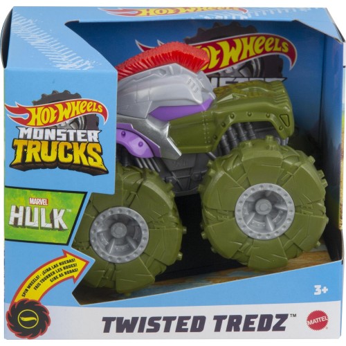 Mattel Οχηματα Monster Trucks Rev Up 1:47 Hulk GVK37 / GVK42 887961928402