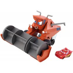 Mattel Disney Cars Μεγάλος Κυνηγός Φρανκ Με Αυτοκινητάκι Μακουιν Χρωμοκεραυνό DHF82 887961211115