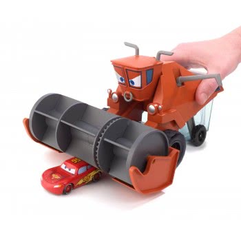 Mattel Disney Cars Μεγάλος Κυνηγός Φρανκ Με Αυτοκινητάκι Μακουιν Χρωμοκεραυνό DHF82 887961211115