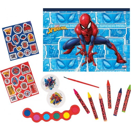 As company Σετ Ζωγραφικής Marvel Spiderman Σε Διάφανη Τσάντα Για 3+ Χρονών 1023-68003 5203068680039