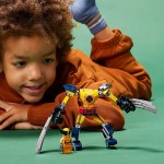 LEGO Marvel Wolverine Mech Armour Set, Collectable X-Men Figure, Super Heroes Building Toy For Kids With Minifigure 76202 570201