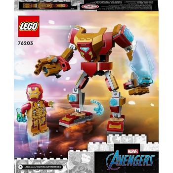 LEGO Marvel Super Heroes Ρομποτική Θωράκιση Άιρον Μαν 76203 5702017154190