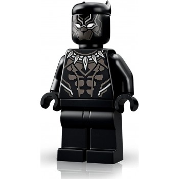 LEGO Marvel Black Panther Mech Armour Set, Collectable Figure, Avengers Buildable Toy With Minifigure 76204 5702017154206