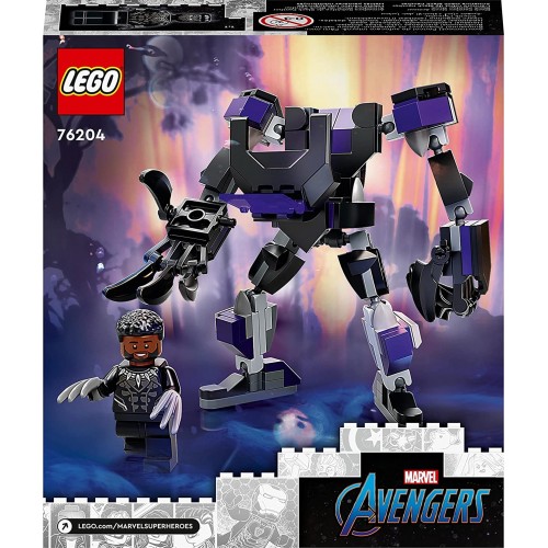 LEGO Marvel Super Heroes Ρομποτική Θωράκιση Μαύρου Πάνθηρα 76204 5702017154206