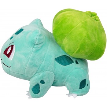 Jazwares Pokemon Bulbasaur Plush Stuffed Animal Toy - 8" - Ages 2+ JW003403 889933952255