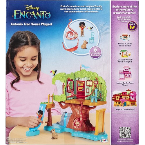 JAKKS PACIFIC Disney Encanto Doll Figure And Animal Friends, Δεντρόσπιτο Του Antonio (Encanto) 219354 192995219359