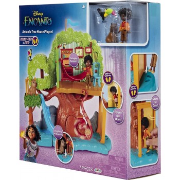 JAKKS PACIFIC Disney Encanto Doll Figure And Animal Friends, Δεντρόσπιτο Του Antonio (Encanto) 219354 192995219359