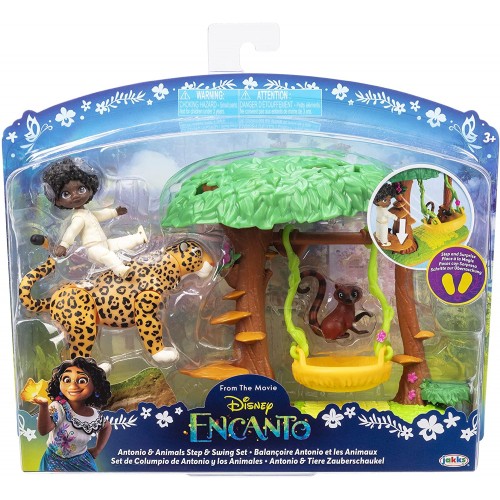 JAKKS PACIFIC Disney Encanto Antonio's Animal Swing Playset With Jaguar Figure 219594 192995219595