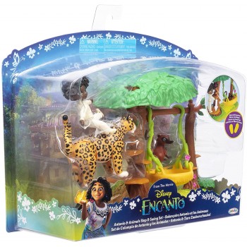 JAKKS PACIFIC Disney Encanto Antonio's Animal Swing Playset With Jaguar Figure 219594 192995219595