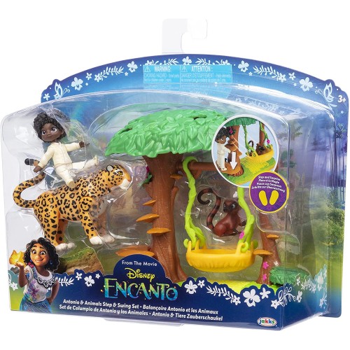 JAKKS PACIFIC Disney Encanto Antonio's Animal Swing Playset With Jaguar Figure 219594 192995219595
