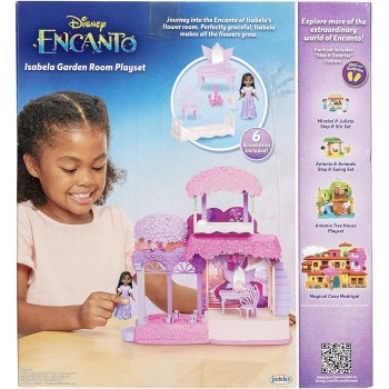 JAKKS PACIFIC Disney Charm Isabela's Garden Room Charm Puppen-Geschenk-Set 219364 192995219366