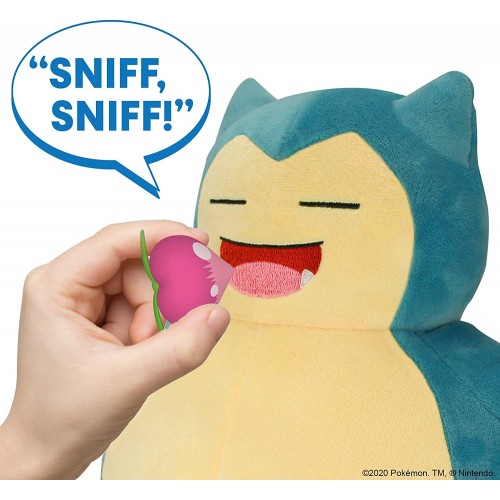 Jazwares Pokemon Snorlax Λουτρινο 25Cm Με Ήχο, Μπλε JW000027 191726376774