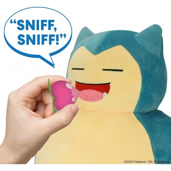 Jazwares Pokemon Snooze Action Snorlax, Blue JW000027 191726376774