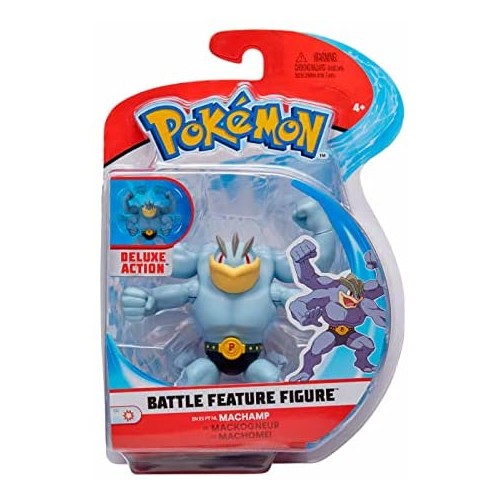 Jazwares Pokemon Figure Machomei Machamp - 11.4 Cm Pokemon Figurine - Latest Wave 2021 - Officially Licensed Pokemon Toys - Dyna