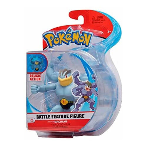 Jazwares Pokemon Figure Machomei Machamp - 11.4 Cm Pokemon Figurine - Latest Wave 2021 - Officially Licensed Pokemon Toys - Dyna