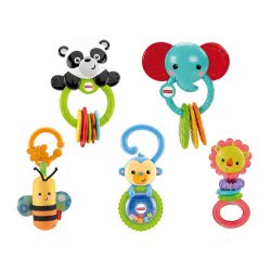 Mattel Ζωάκια Κουδουνίστρες DRC00 / ASST 887961330175