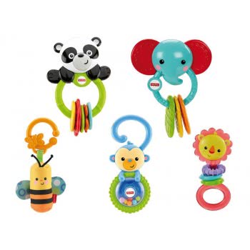 Mattel Ζωάκια Κουδουνίστρες DRC00 / ASST 887961330175