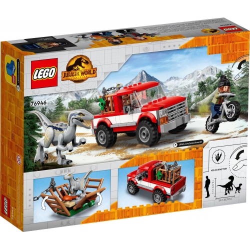 LEGO jurassic world Σύλληψη Βελοσιραπτόρων Μπλου & Μπέτα 76946 5702016913521