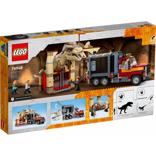 LEGO Jurassic World T. Rex And Atrociraptor Dinosaur Breakout 76948 5702016913545