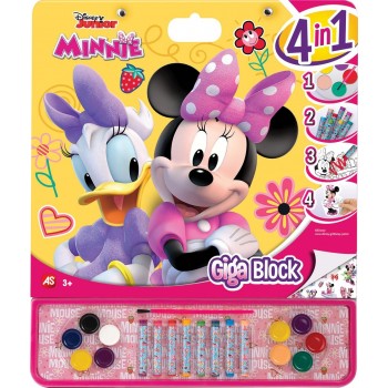 As company Giga Block Σετ Ζωγραφικής Disney Minnie 4 Σε 1 Για 3+ Χρονών 1023-62733 5203068627331