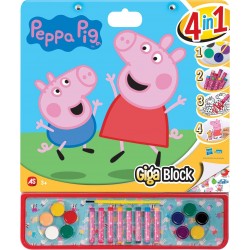 As company Giga Block Σετ Ζωγραφικής Peppa Pig 4 Σε 1 Για 3+ Χρονών 1023-62735 5203068627355