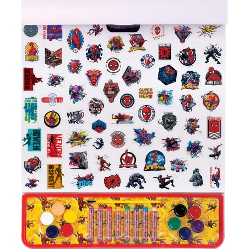 As company Giga Block Drawing Set Marvel Spiderman 4 In 1 For Ages 3+ 1023-62737 5203068627379