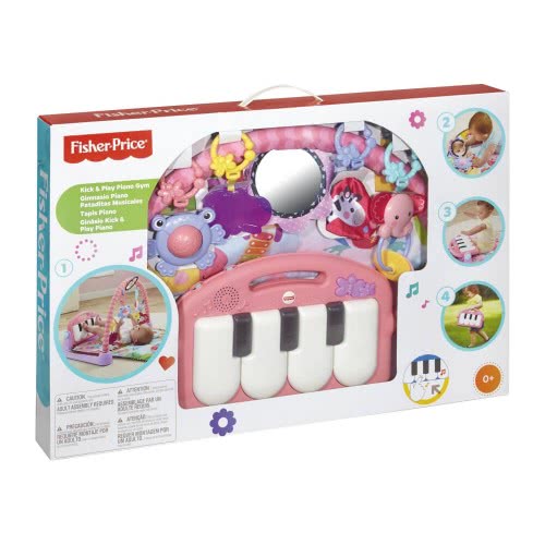Mattel Γυμναστήριο - Μουσικό Πιανάκι - Ροζ BMH48 746775381783