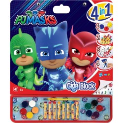 As company Giga Block Drawing Set Disney PJ Masks 4 In 1 For Ages 3+ 1023-62739 5203068627393