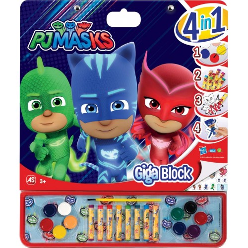 As company Giga Block Drawing Set Disney PJ Masks 4 In 1 For Ages 3+ 1023-62739 5203068627393