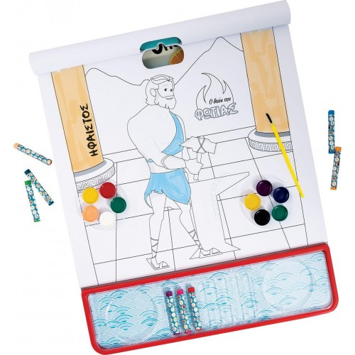 As company Giga Block Drawing Set Mythology The Twelve Gods Of Olympus 5 In 1 For Ages 3+ 1023-62743 5203068627430