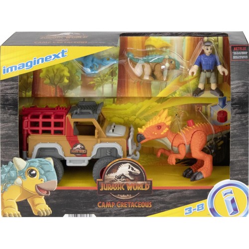Mattel Imaginext Jurassic World Camp Cretaceous Runaway Dinos HCR94 194735018079