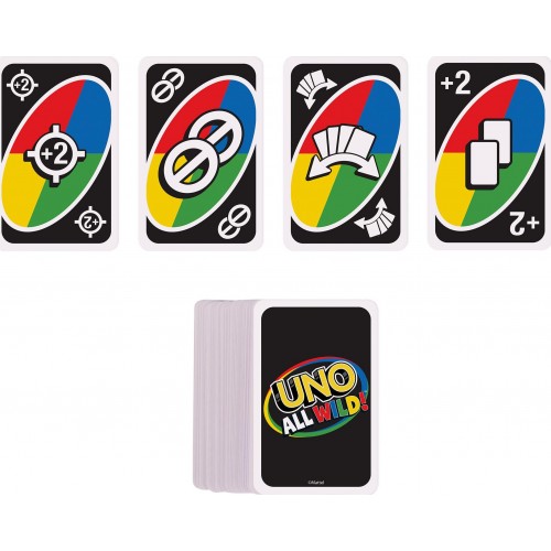 Mattel Uno All Wild HHL35 194735070633