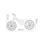 QPlay racer air ποδήλατο ισορροπίας μαύρο 01-1212055-01 686268625386