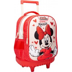 Diakakis imports Backpack Trolley 34X20x45 3Cases Be More Minnie 000563029 5205698551116